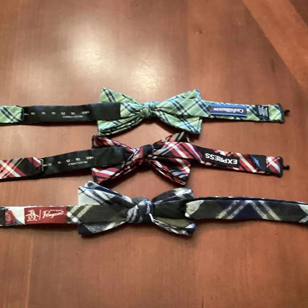 Plaid Bow Ties for men